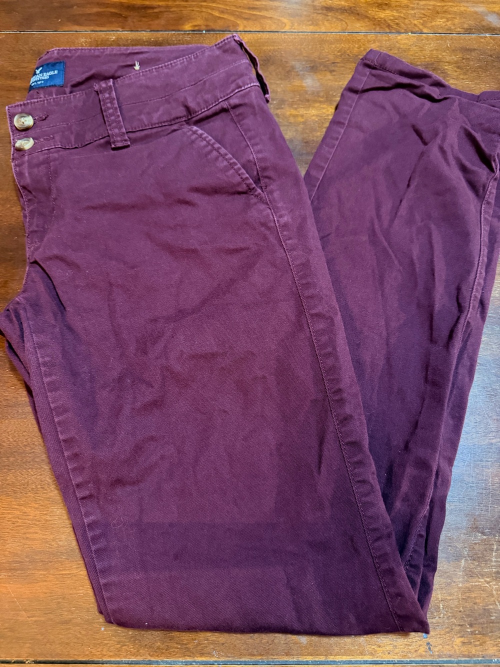 American Eagle Plum Purple Pants Size 4